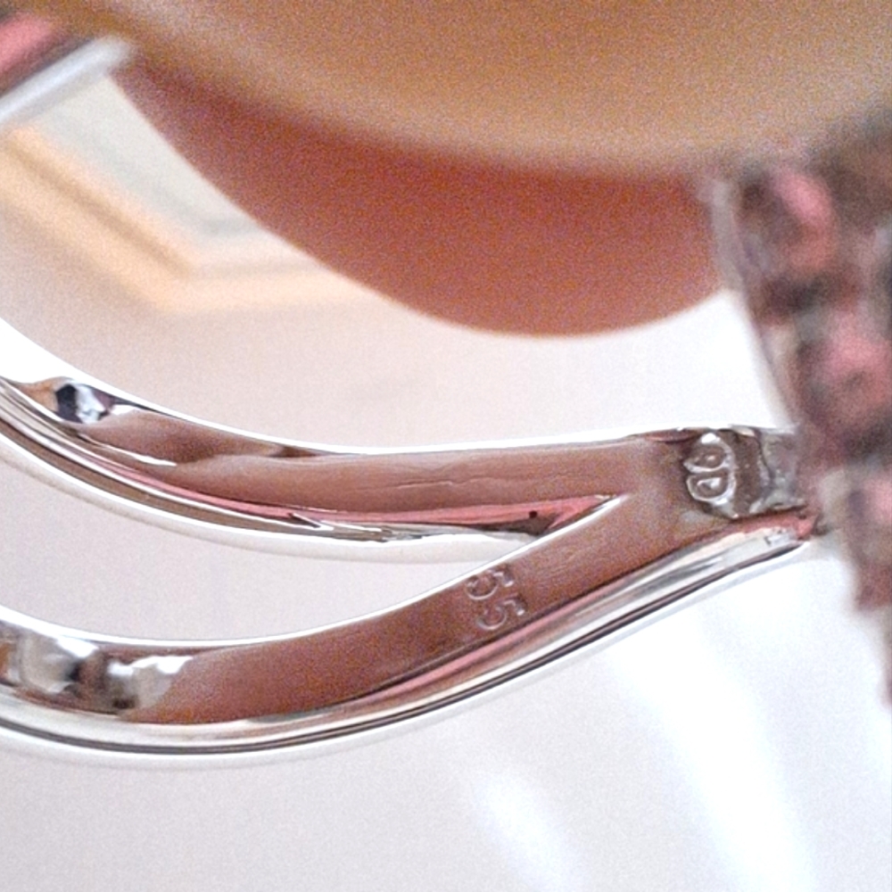 Nib Authentic Swarovski "Una" Two Swan Heart Love… - image 8